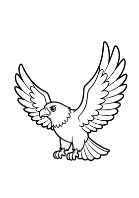 Soaring Eagle coloring page